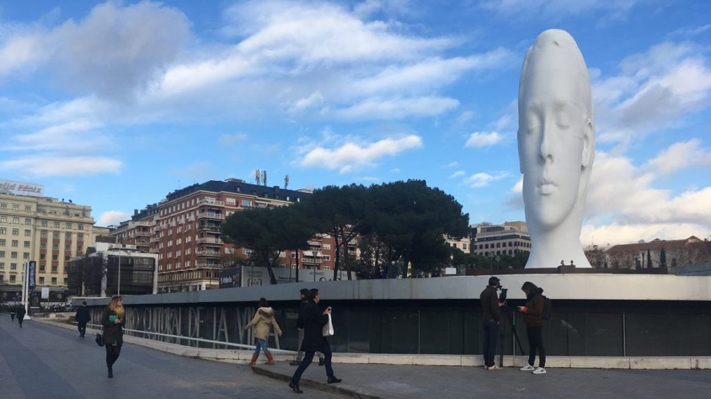 La plaza de Colón alberga desde hoy a 'Julia', una ...