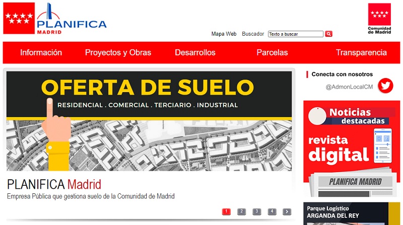 La Comunidad Renueva La P Gina Web De La Empresa P Blica Planifica Madrid Para Hacerla M S