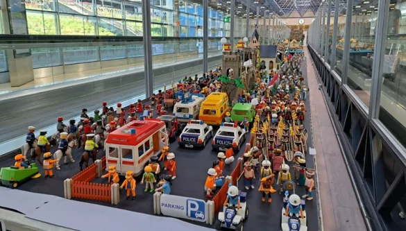 M s de 2.000 figuras de Playmobil llegan al Aeropuerto de Madrid