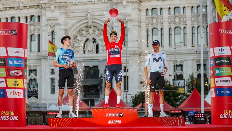 Slovenian Roglic wins the 2024 Vuelta a España in Madrid — Gacetín Madrid